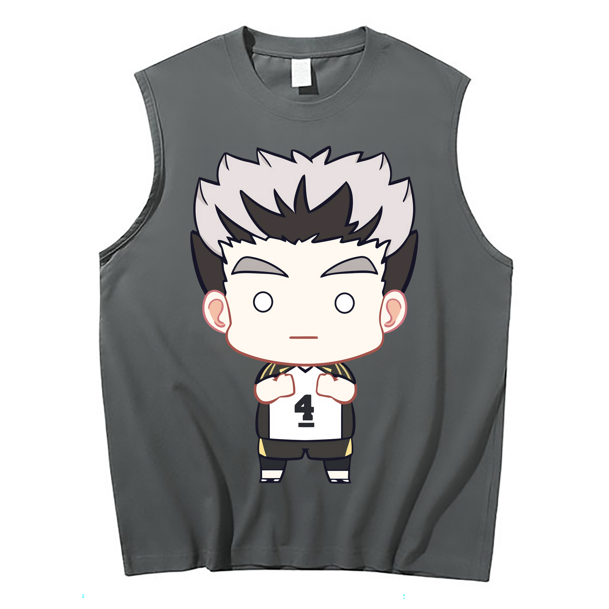 （画像用） ハイキュー!! Haikyu!! コットン100％タンクトップ（フロントプリント）